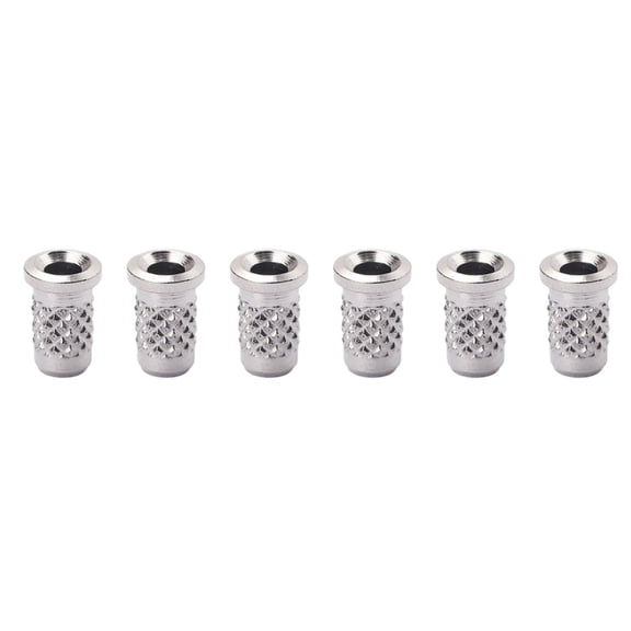 Guitar Through Body String Mounting Ferrules Bushings Quick Install String Retainer Caps For Electric Guitars Accessory