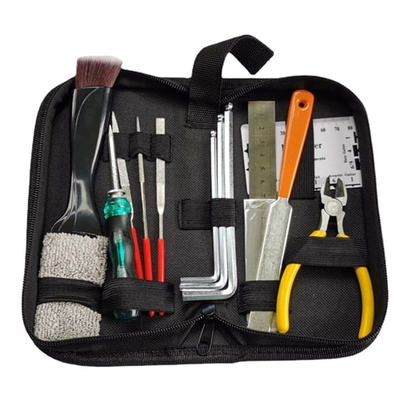 Guitar Tool Kit Repairing Maintenance Tools String Organizer String Action Ruler