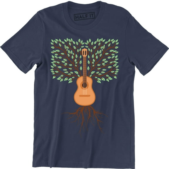 Guitar Tree - Beautiful Nature Instrument Design Men's T-Shirt