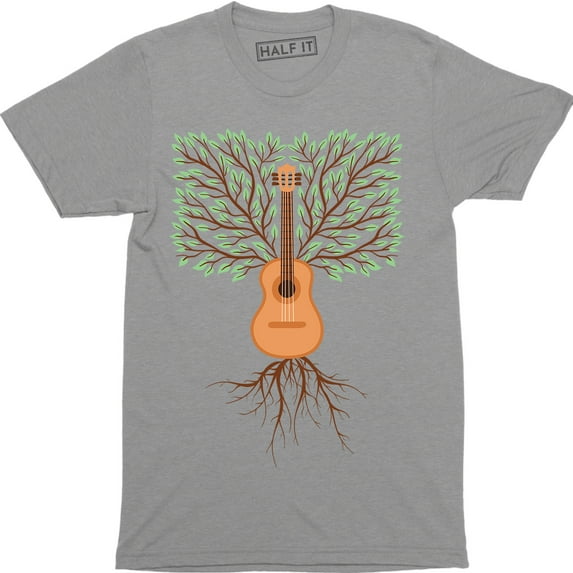 Guitar Tree - Beautiful Nature Instrument Design Men's T-Shirt