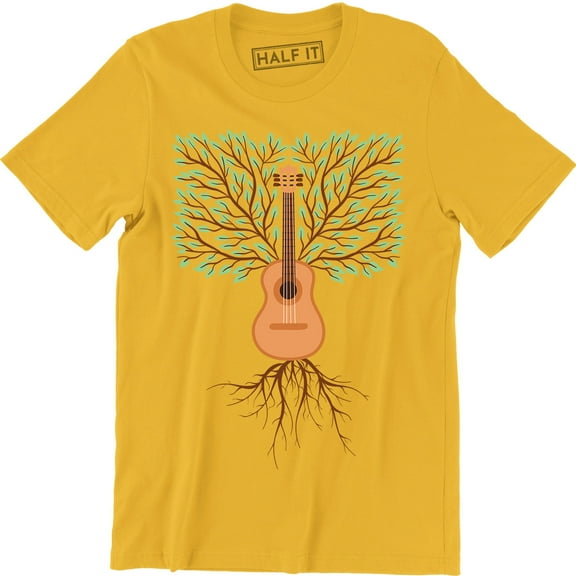 Guitar Tree - Beautiful Nature Instrument Design Men's T-Shirt