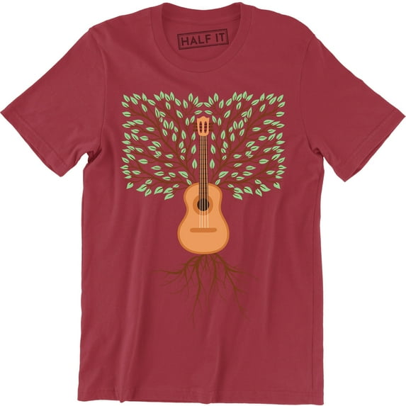Guitar Tree - Beautiful Nature Instrument Design Men's T-Shirt