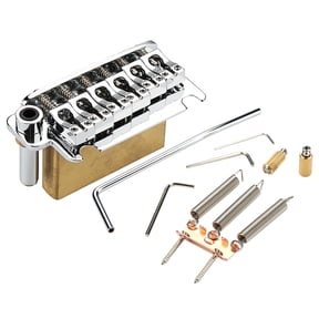 Guitar Tremolo Bridge Replacement 2-Point Electric Guitar Bridge with Solid Brass Block Electric Guitar Accessories