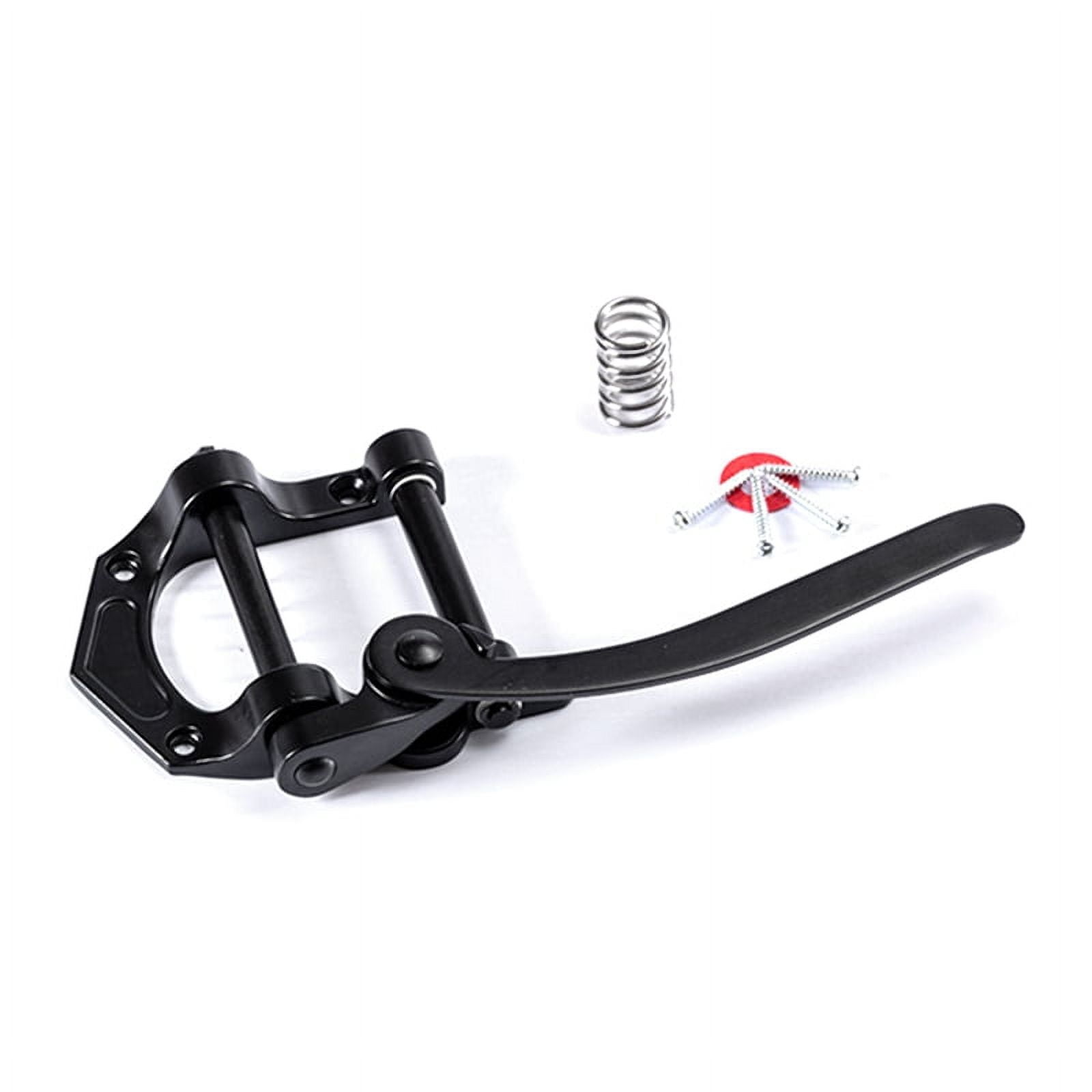 Guitar Tremolo Vibrato Bridge Tailpiece Archtop Compatible with ES335 LP Electric Guitar Universal (Black)
