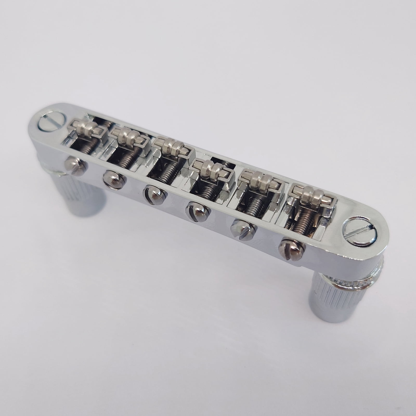 Guitar Tune-o-matic Roller Saddle Bridge Tailpiece Set Chrome for ABR LP SG EPi Electric Guitars Replacement Parts