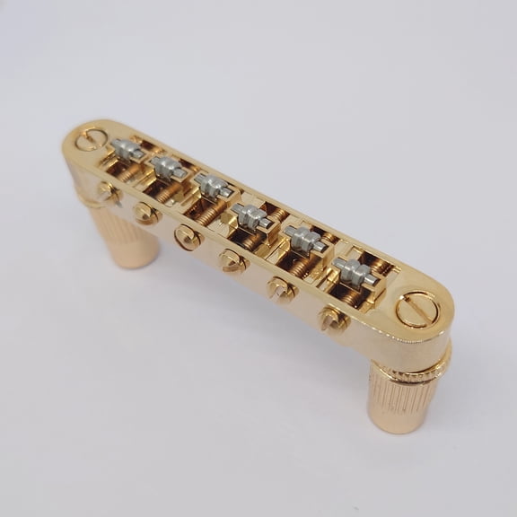 Guitar Tune-o-matic Roller Saddle Bridge Tailpiece Set Gold for ABR LP SG EPi Electric Guitars Replacement Parts