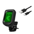thumbnail image 1 of Guitar Tuner Clip on, Digital Electric Tuner with LCD Display, Guitar Capos Metronome Rotatable Musical Instrument Tuner, 1 of 9