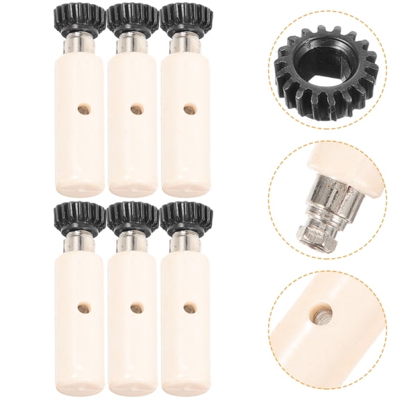 SOPOTUTU 1Set Black Guitar Tuning Peg Button Gears for Acoustic Electric Bass Professional Replacement