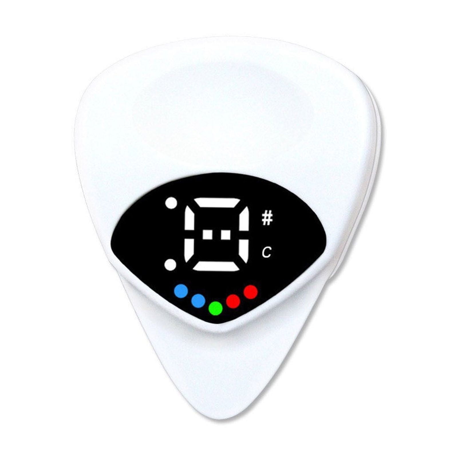 Guitar Tuner Pick 2-in-1 with LED Screen 12 Step Scale 3 Steps Tuning ...