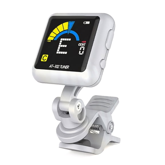 Guitar Tuner Professional Clip-On Tuner with Clear LCD Display Rechargeable Digital Electronic Tuner Guitar Accessories