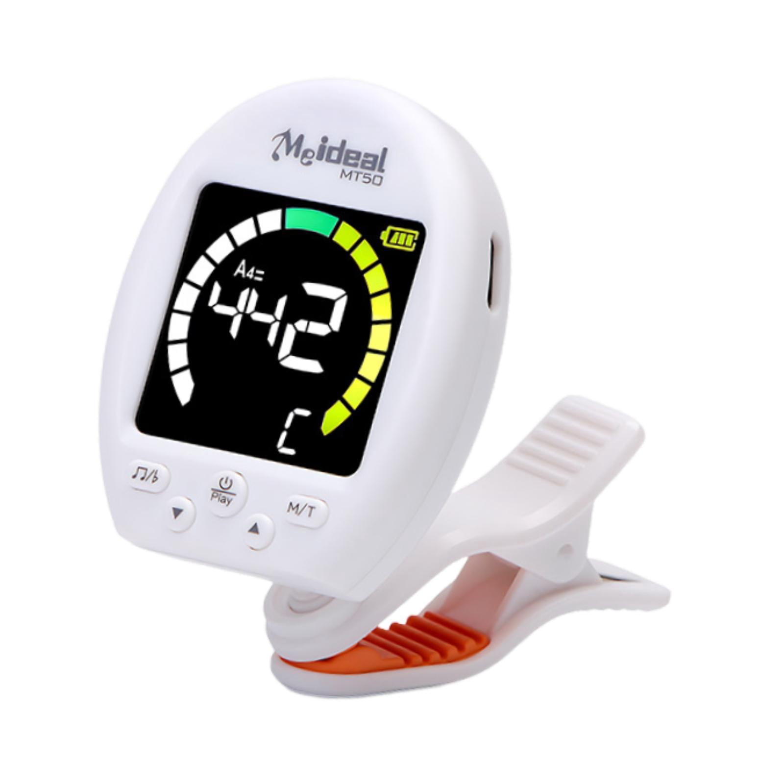Guitar Tuner Ukulele Tuner Violin Tuner 360 Degree Rotatable ABS Material for Musicians and Beginners