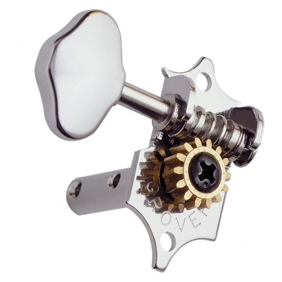 Guitar Tuners, Sta-Tite 18:1 Gear Ratio Machine Heads, Vintage Style Horizontal Tuners for Electric Acoustic Guitars, Reliable Tuning Stability, Durable Construction