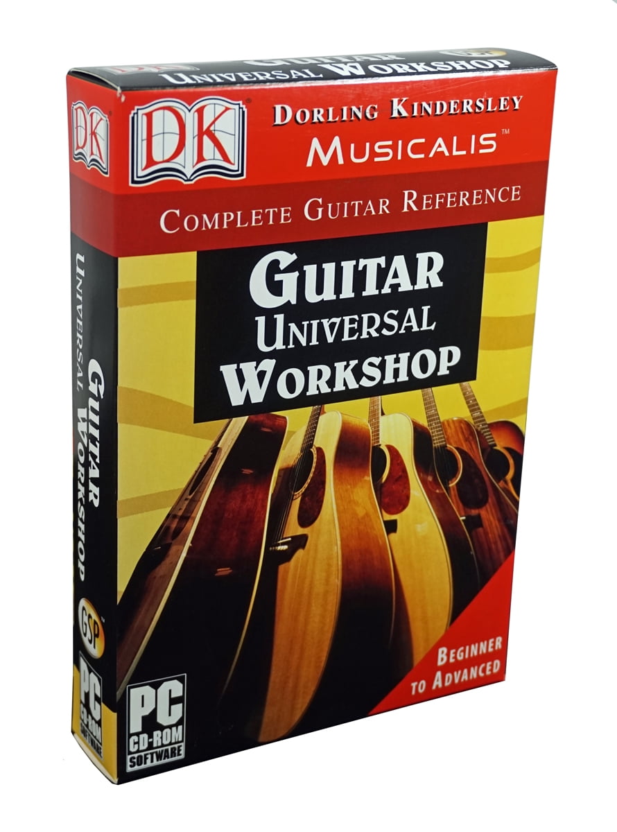Guitar Universal Beginner to Advanced PC CDRom Software Chord Display, Digital