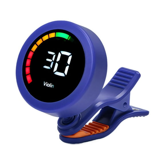 Guitar Violin Banjo Tuner Clip On Chromatic Tuner LCD Display Rechargeable F9