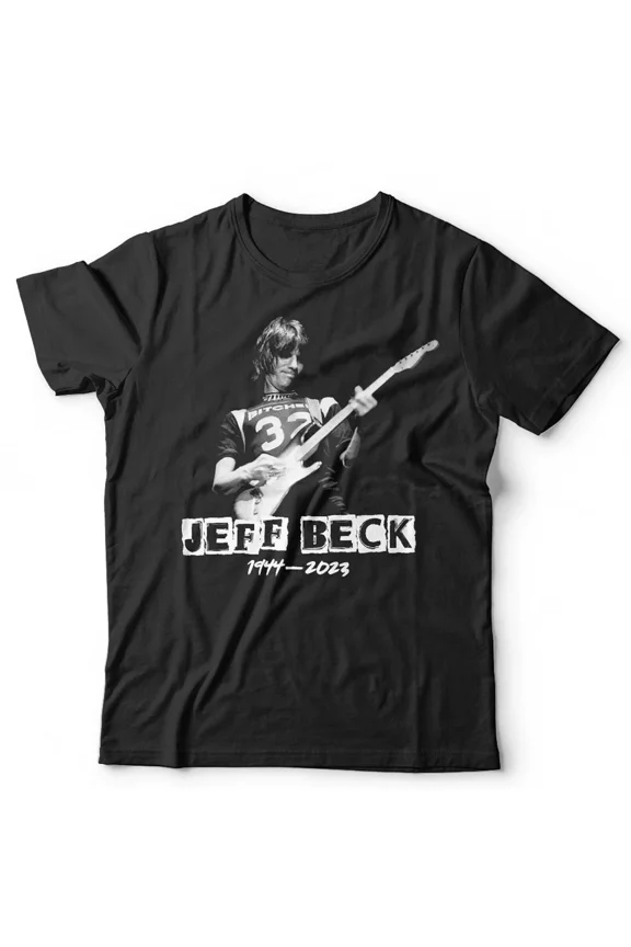 Guitar Virtuoso Tribute Beck Era Retro Blues Rock Jazz Legend Unisex T-Shirt, up to size 5XL