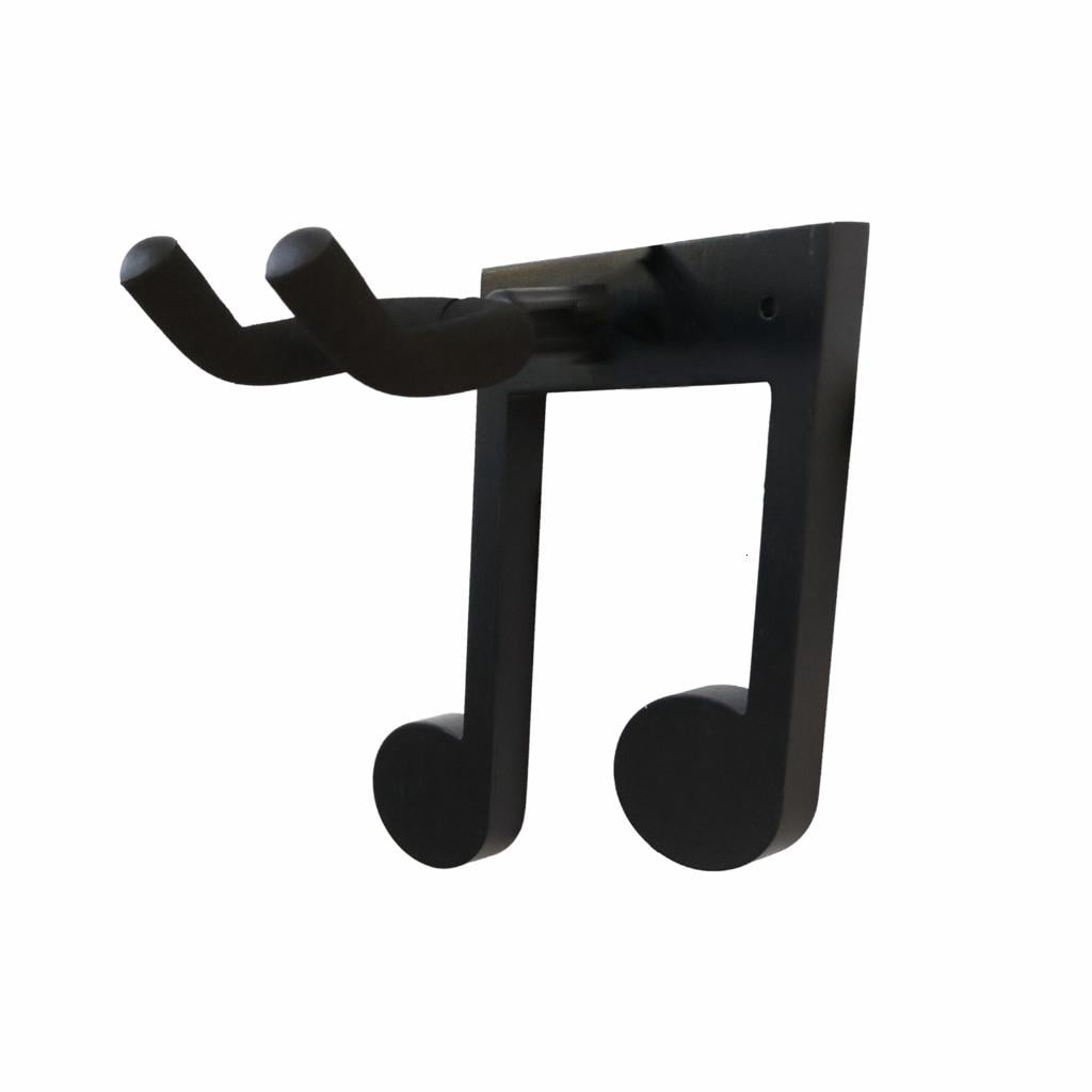 Guitar Wall Hangers Holder Display Stand Note Shape Guitar Hook Adjustable Display Stand Wall Ukulele Storage Rack