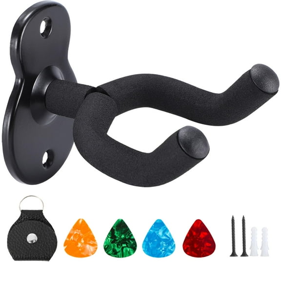 Guitar Wall Mount 2 Sets,Ukulele Hanger Hook Holder Stand Guitar Hangers Hooks for Acoustic