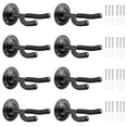 thumbnail image 1 of Guitar Wall Mount Hanger, 8 Pack - Wall Hooks Holder Stand with Screws for Acoustic, Electric Guitar, Bass, Banjo, Mandolin, 1 of 10