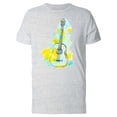 thumbnail image 1 of Guitar Watercolor Splash T-Shirt Men -Image by Shutterstock, Male Small, 1 of 2