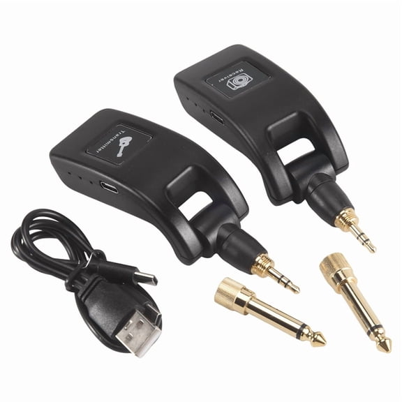 Guitar Wireless System Audio Transmitter Receiver USB Rechargeable Wireless System for Electric Guitar