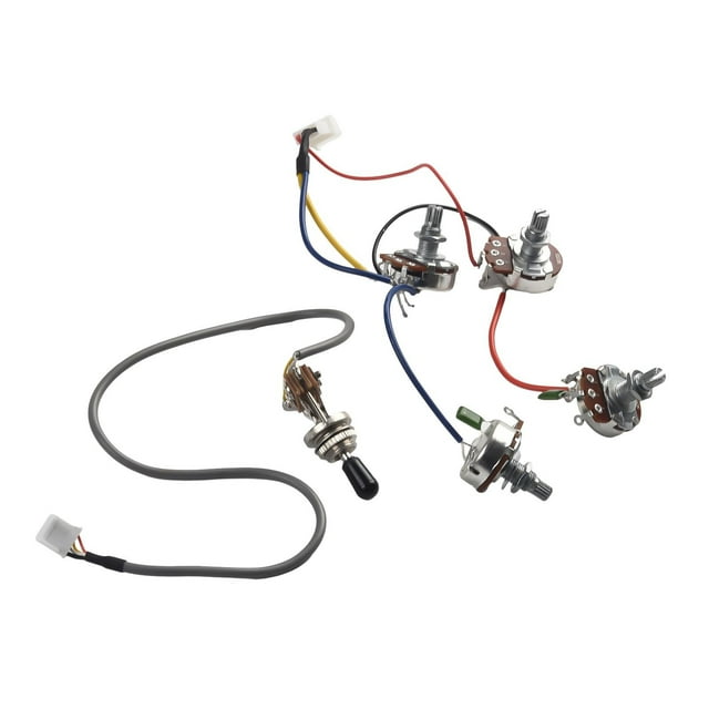 Guitar Wiring Harness Prewired Kit 500K Pots 2V2T For Epi Sg Lp