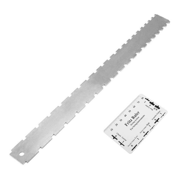 Guitar and Bass String Gauge Electric Guitar Ruler Suitable for Fine Tuning and Professional Repairs in Music Shops