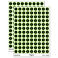 thumbnail image 1 of Guitar in Circle Music 200+ Round Stickers - Light Green - Matte Finish - 0.50" Size, 1 of 3