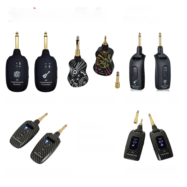 Guitar wireless transmission system electric guitar wireless