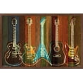 thumbnail image 1 of Guitars Wall Art Wall Poster, 14.725" x 22.375", Framed, 1 of 5