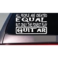 thumbnail image 1 of Guitars all people equal 6" sticker *E621* acoustic guitar strings picks tuner, 1 of 1