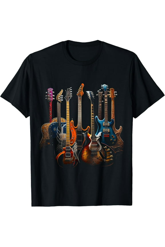Guitars guitarists gift Men Women Adult T-Shirt
