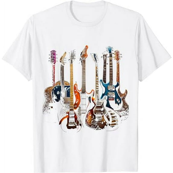 Guitars guitarists gift white T-Shirt