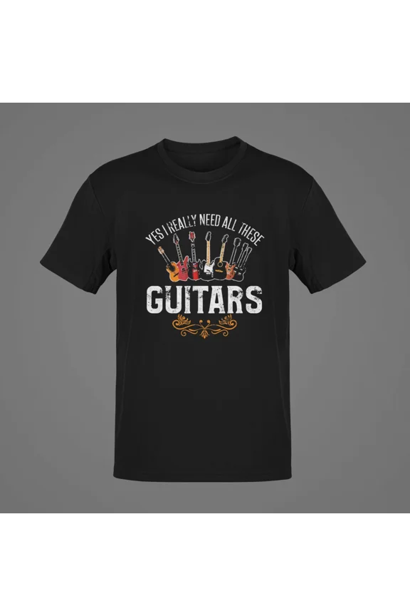 Guitars - music, rock -unisex t-shirt RR004