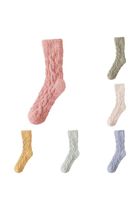 Cozy Thermal Socks for Men and Women Winter Warm Fuzzy Crew Socks Soft Indoor Outdoor Sleeping Floor Socks Womens Hiking Socks Show Mens Dress Socks Memo Socks Soft Socks Women Socks Arch
