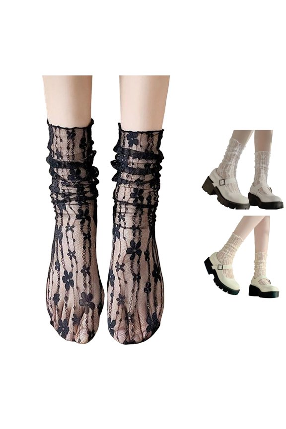 Japanese Leg Warmers Gothic Knit Long Socks Leggings Gaiters Knee Winter Ankle Heap Sock Winter Tights for Women Filled Stockings for Adults Thigh High Pattern Stockings Thigh High Garter