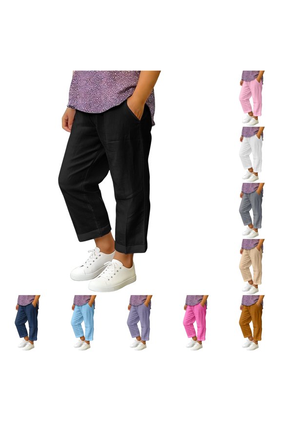 Kids Capri Pants Summer Casual Wide Leg Elastic Waist Cropped Pant Beach for Girls Boys Baby Girl Long Pants Softball Pants Girls Cancer Leggings for Girls Kids Sweats Cat Toddler Clothes