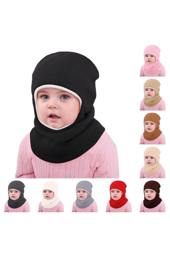 Kids Winter Knit Hat with Ear Warm Thermal for Toddlers Boys Girls Cold Weather Outdoor Hat with Ears Men Hats for Women Cute Hats Men Big Trooper Trapper Hat Winter Cap for Men Mens Warm