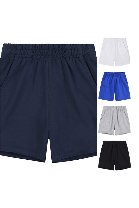 Lightweight Girls and Boys Summer Sports Pants In Navy Thin Knit Schoolyard Trousers Casual Daily Wear Girls Sweatpants Girls Clothes Pack 6 Month Baby Girl Clothes Cheerleader
