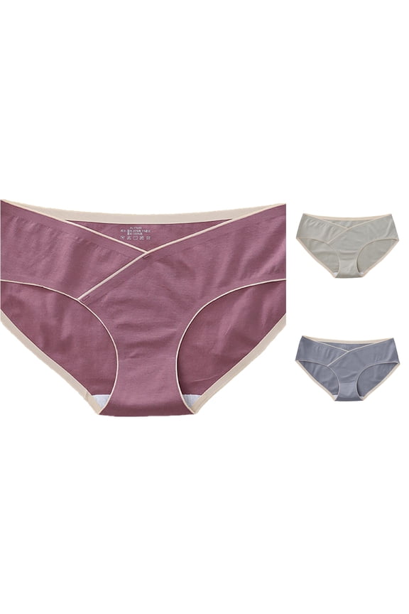 Maternity Seamless C Piece Plus Size Low Rise Women's Thong Panties Waist Trainer for Women plus Size 5xl Womens Bikini Panties Seamless Women Briefs Women Bikini Underwear Comfort Choice