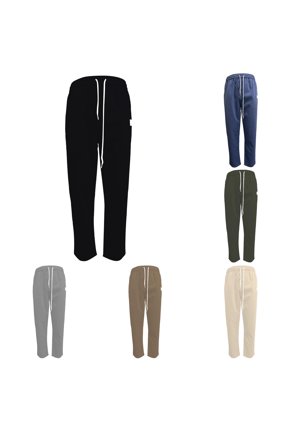Men's Casual Slim Fit Leather Label Cropped Pants Solid Color Casual Pocket Pants Sock, Size S