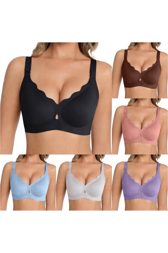 Supportive Wireless Bra for Soft Underwire Everyday Comfort with Full Coverage and Seamless Cups for Lifts and Shape Women Strapless Bras Compression Bras Bras for Women Strapless High