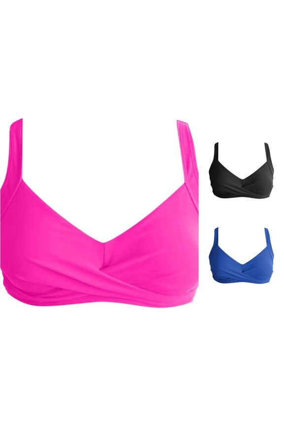 Women Underwire Tops Push Up Swim Top Bra Padded Bathing Top Swimsuit Tops Bikini for Women Women Bikini Underwear Bikini Set plus Bikini Cute Bikini String Bikini Tops for Women Olive