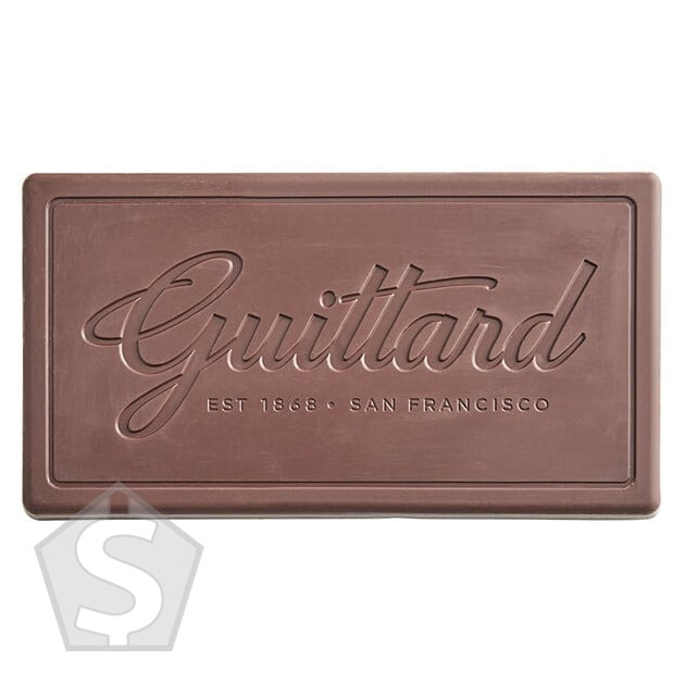 Guittard 10 lb. French Vanilla 54% Dark Chocolate Bar - 5/Case