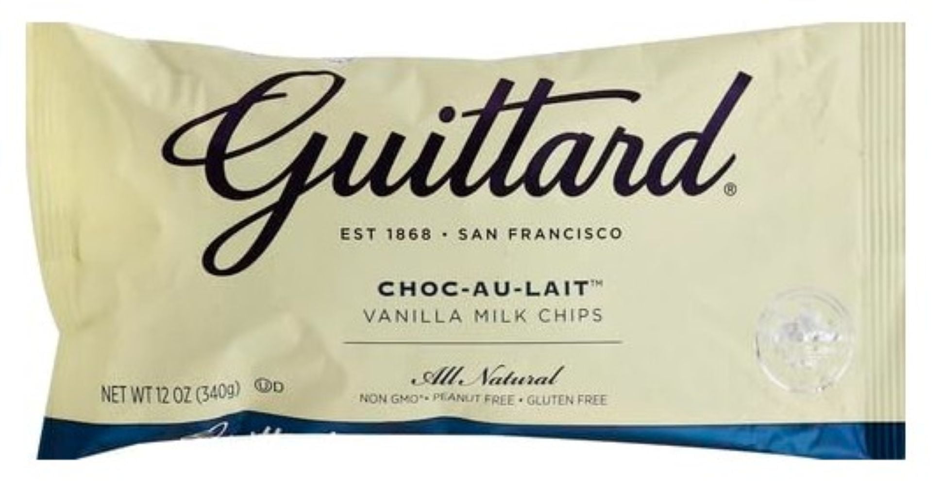 Guittard Choc Vanilla Milk Chocolate Baking Chips (Pack of 16)