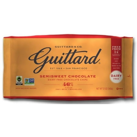 Guittard Semi-Sweet Chocolate Baking Chips (Pack of 12)