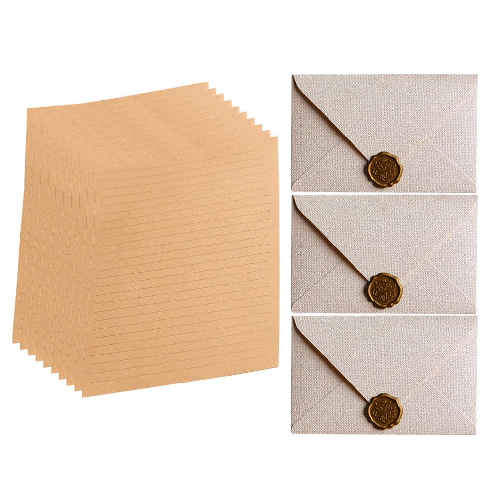 Guiyong 1 Set Writing Letter Papers Letter Envelopes Paper Envelopes