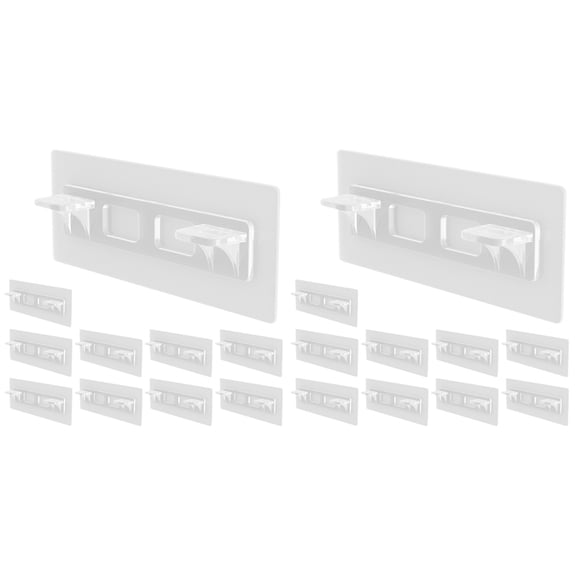 Guiyong 20 pcs Household Support Shelf Holders Nail-free Shelf Supports Cabinet Pegs