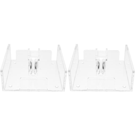 SOPOTUTU Clear Acrylic Napkin Holder for Dining Table and Kitchen 2Pcs