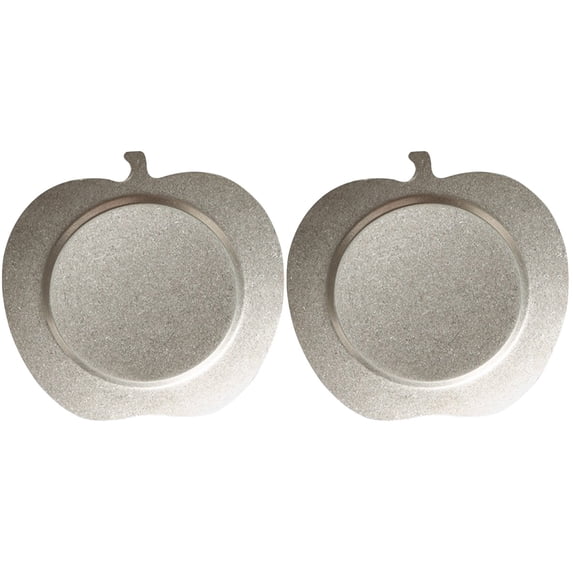 Guiyong 2pcs Shape Plate Baking Plate Fruit Storage Plate Salad Serving Plate BBQ Plate