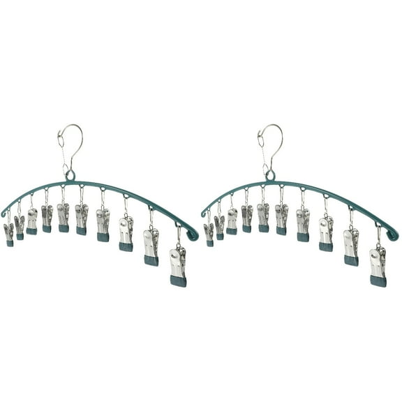 Guiyong 2pcs Sock Dryer Laundry Drying Rack Sock Hanger Underwear Hanger Versatile Hat Hanger for Closet